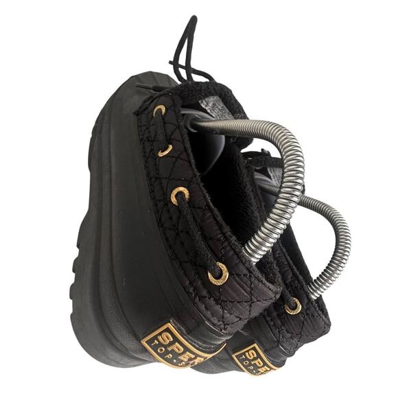 Sperry Top Sider Low Duck Waterproof Rain Rubber Shoes Black Women 8.5 STS95272 - Picture 12 of 16